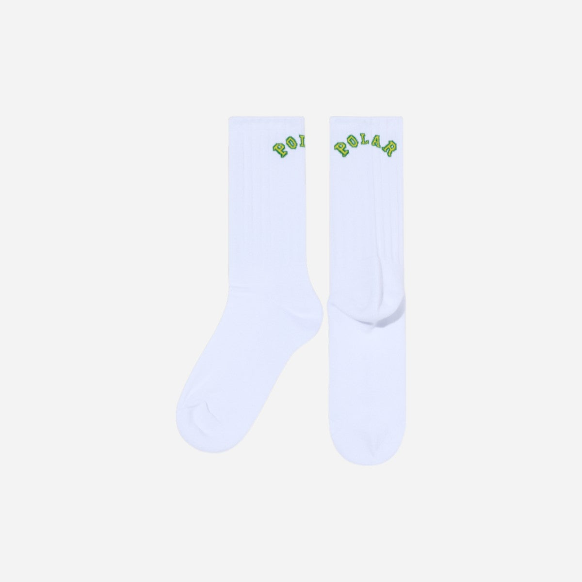Polar - Large Rib Socks Socks - White