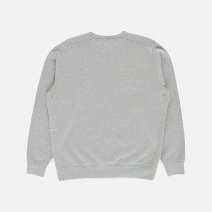 Pop Trading Company - Arch Crewneck  - Light Heather Grey