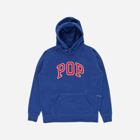 Pop Trading Company - Arch Hoodie - Twighlight Blue