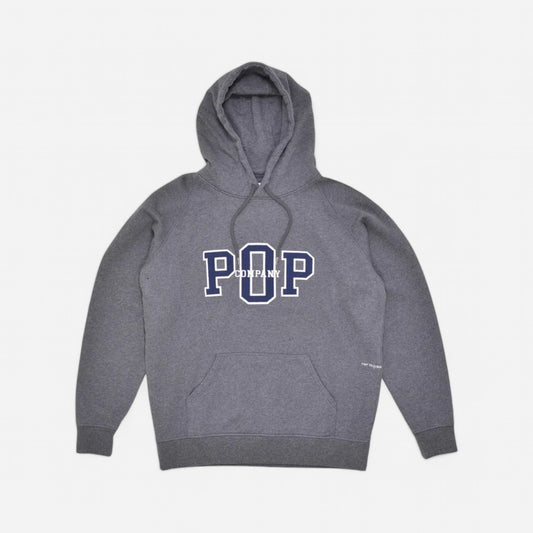 Pop Trading Company - Pop Company Hoodie - Charcoal Heather