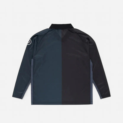 Pop Trading Company - Sportif Longsleeve Shirt - Black/Anthracite