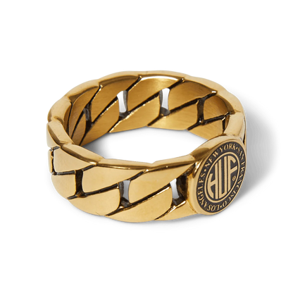 HUF - Regional Cuban Link Ring - Gold