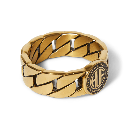 HUF - Regional Cuban Link Ring - Gold