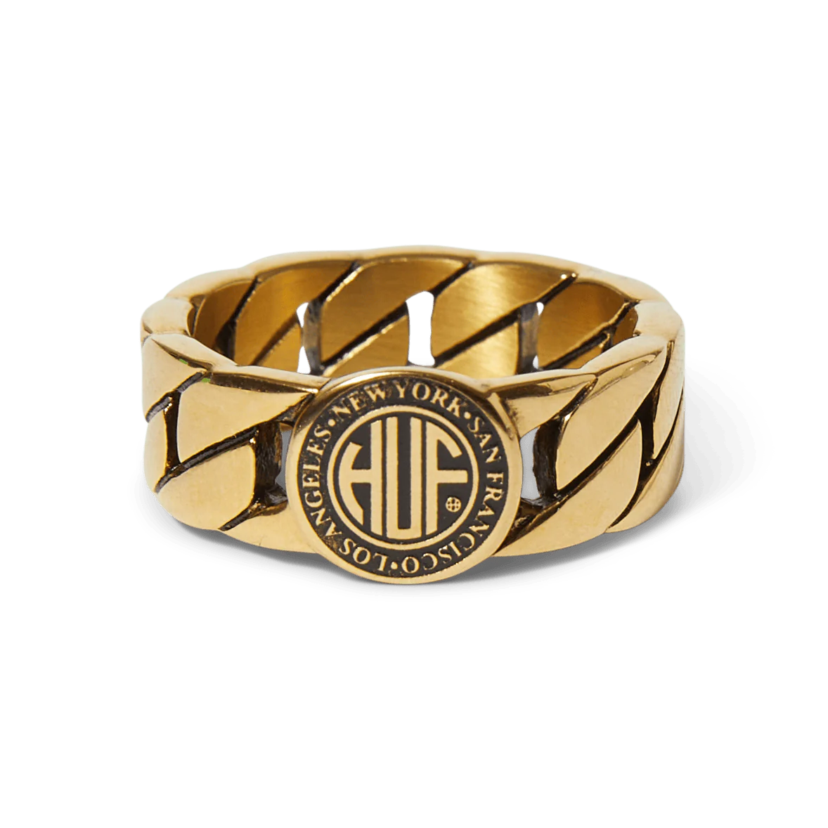 HUF - Regional Cuban Link Ring - Gold