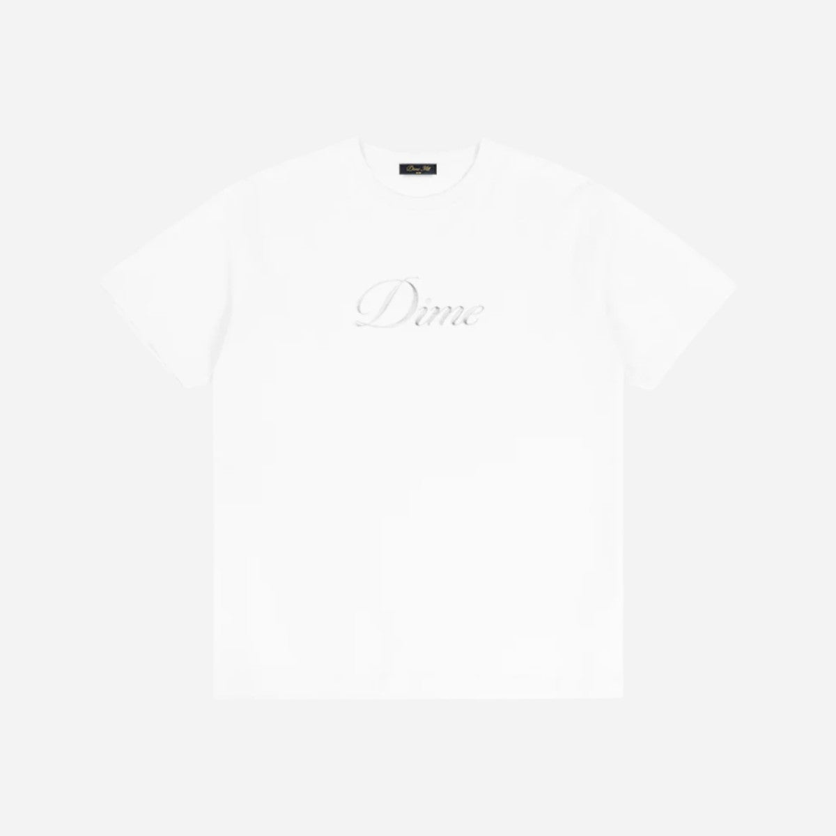 Dime - Cursive Logo Tee - White