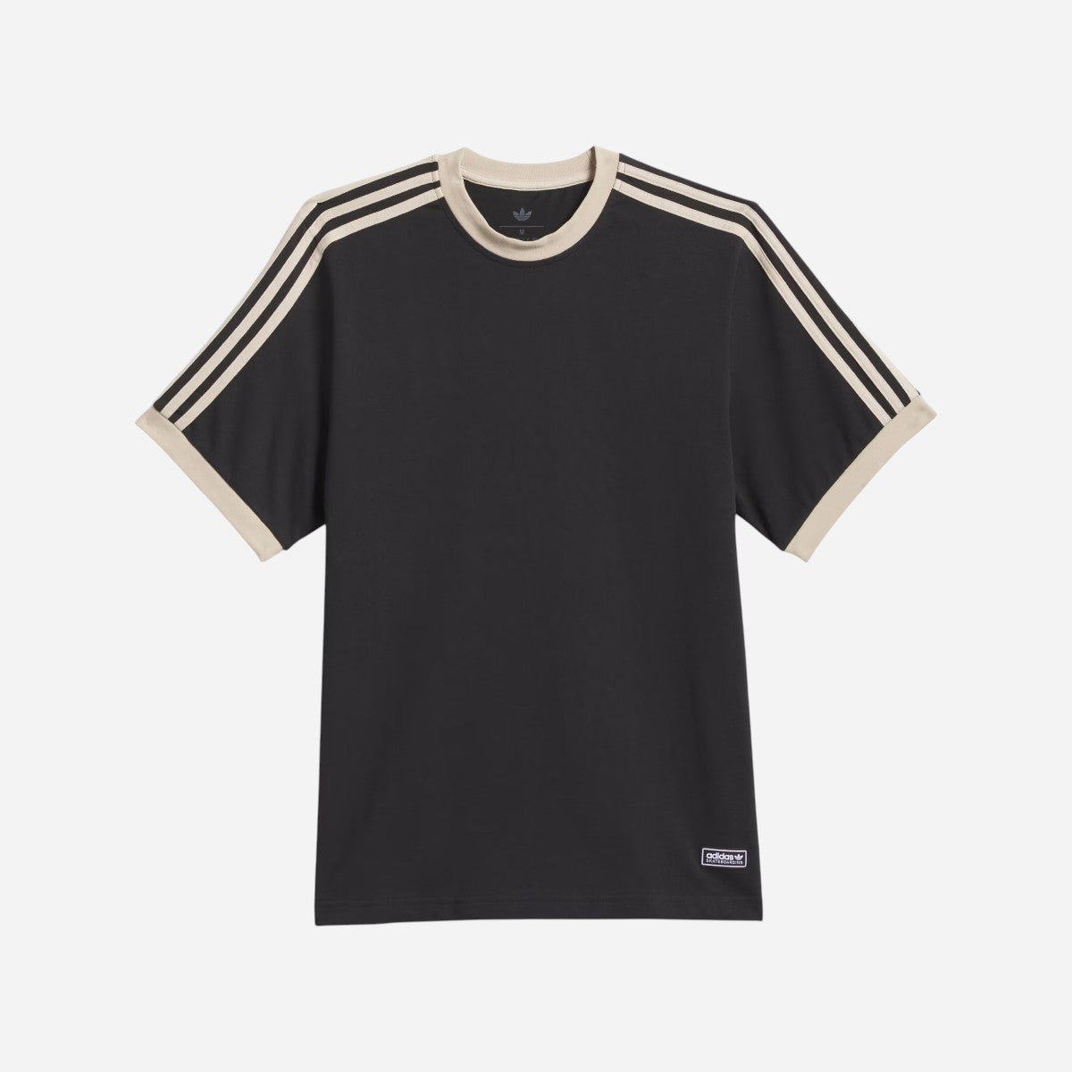 ADIDAS - Skateboarding Ringer Tee - Black/Khaki Three