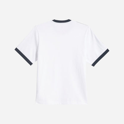 ADIDAS - Skateboarding Ringer Tee - White/Aura Ink