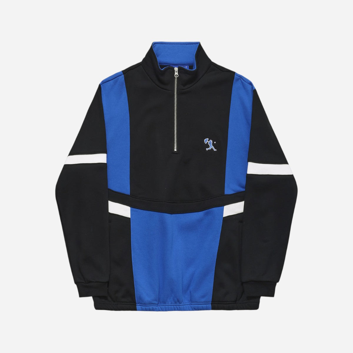 Hélas - Hoop Quarter Zip - Blue/Black