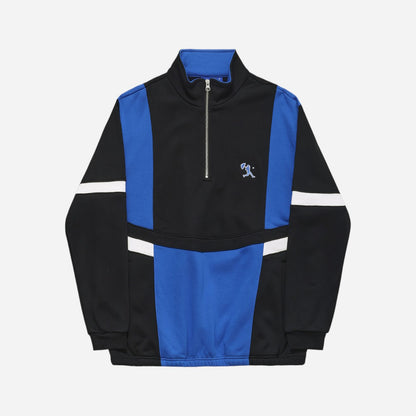 Hélas - Hoop Quarter Zip - Blue/Black