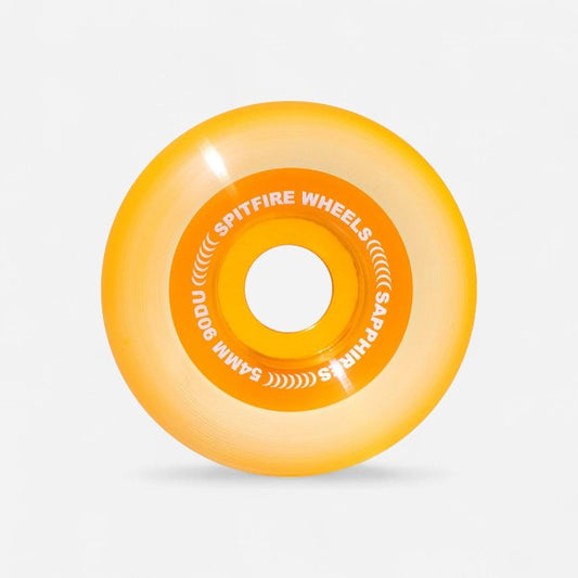 Spitfire - Radial Sapphire Orange Wheels - 54mm 90du