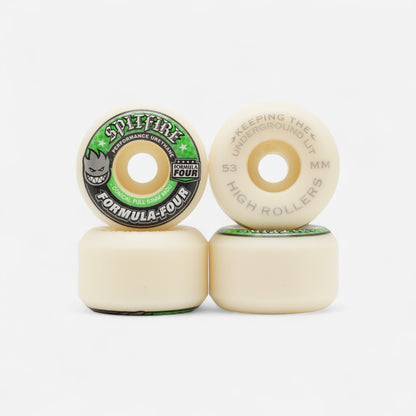 Spitfire - Formula Four Conical Full High Rollers Wheels - 53mm 99du