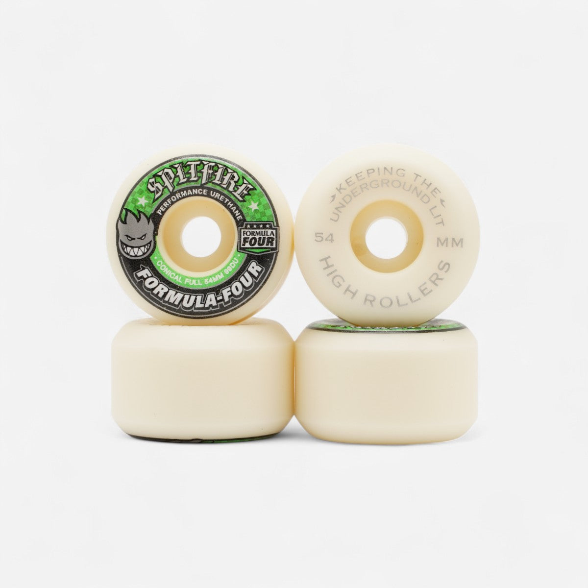 Spitfire - Formula Four Conical Full High Rollers Wheels - 54mm 99du