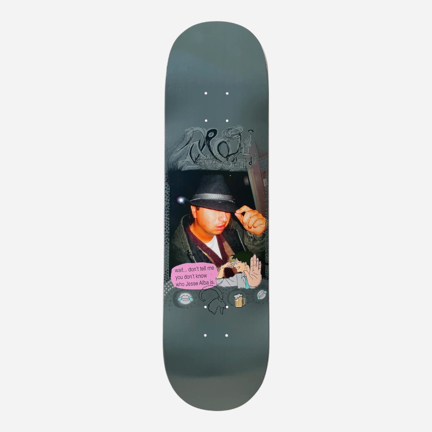 Frog - Jesse Alba Fedora Deck - 9.0"