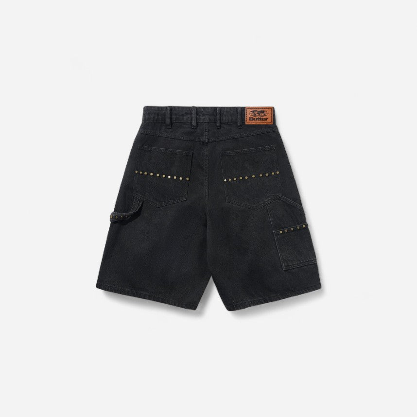 Butter Goods - Rivet Denim Shorts - Washed Black