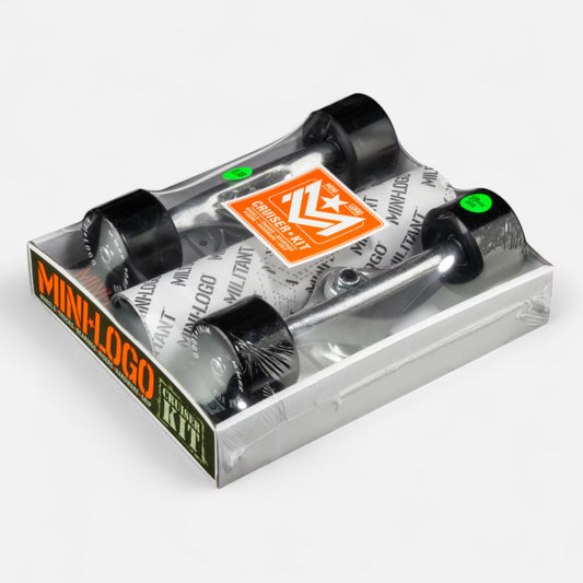 Mini Logo - Cruiser Undercarriage Kit Black - 55mm 80A Wheels - 8.38"