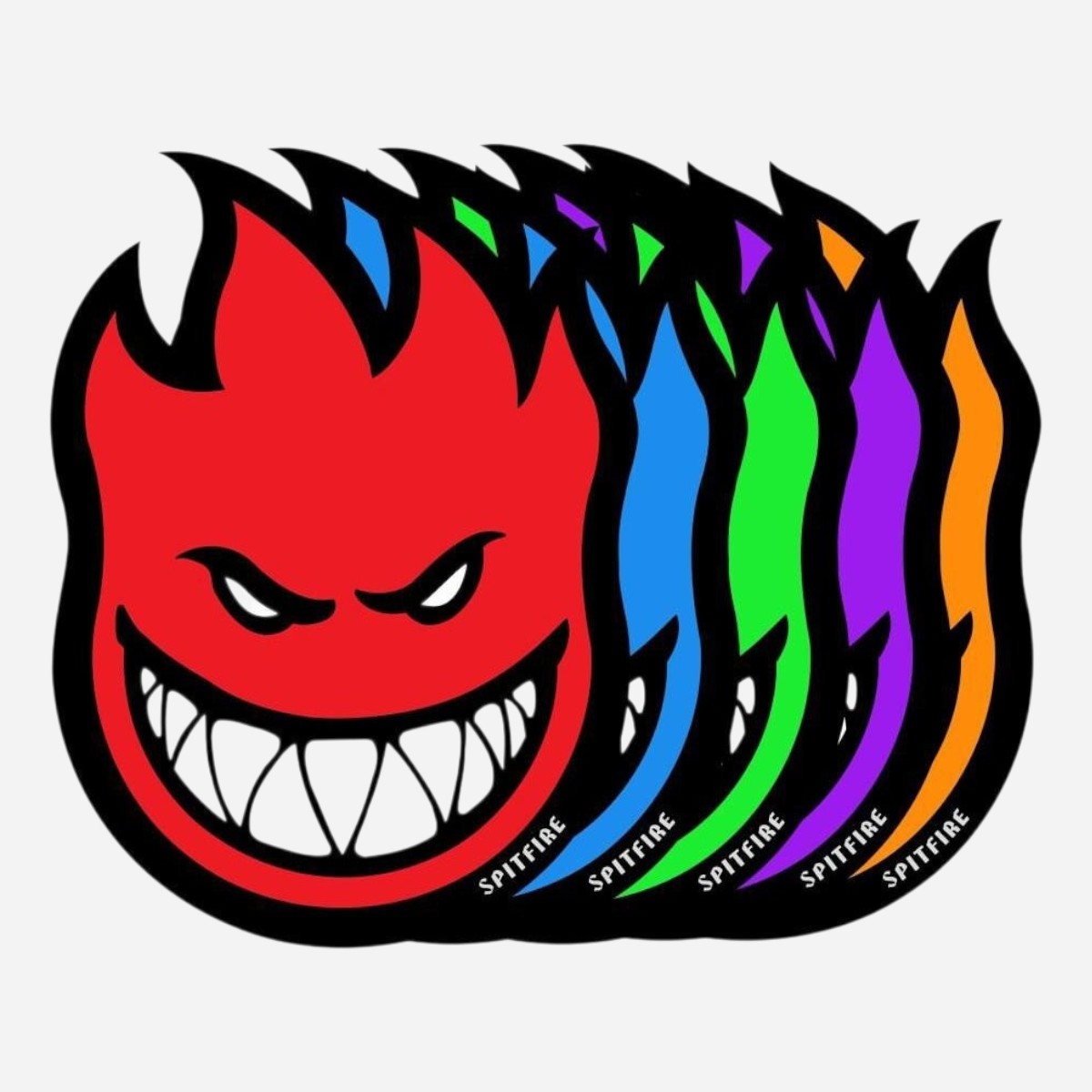 Spitfire - Bighead Sticker - XL Assorted Colours (Single)
