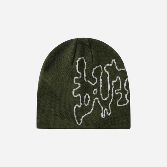 Butter Goods - Blotch Skully Beanie - Fatigue