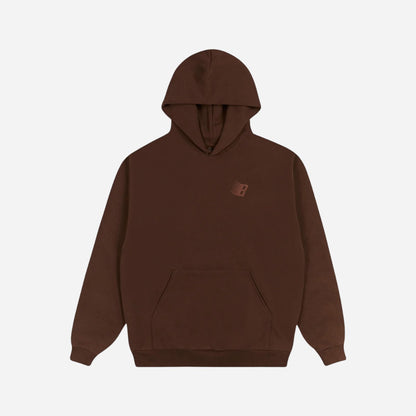Bronze 56K -  B Logo Puff Hoodie - Brown