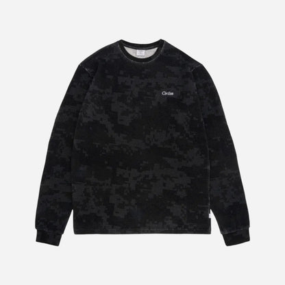 Civilist - Thermal Long Sleeve Tee - Stealth Digi Camo