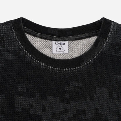 Civilist - Thermal Long Sleeve Tee - Stealth Digi Camo