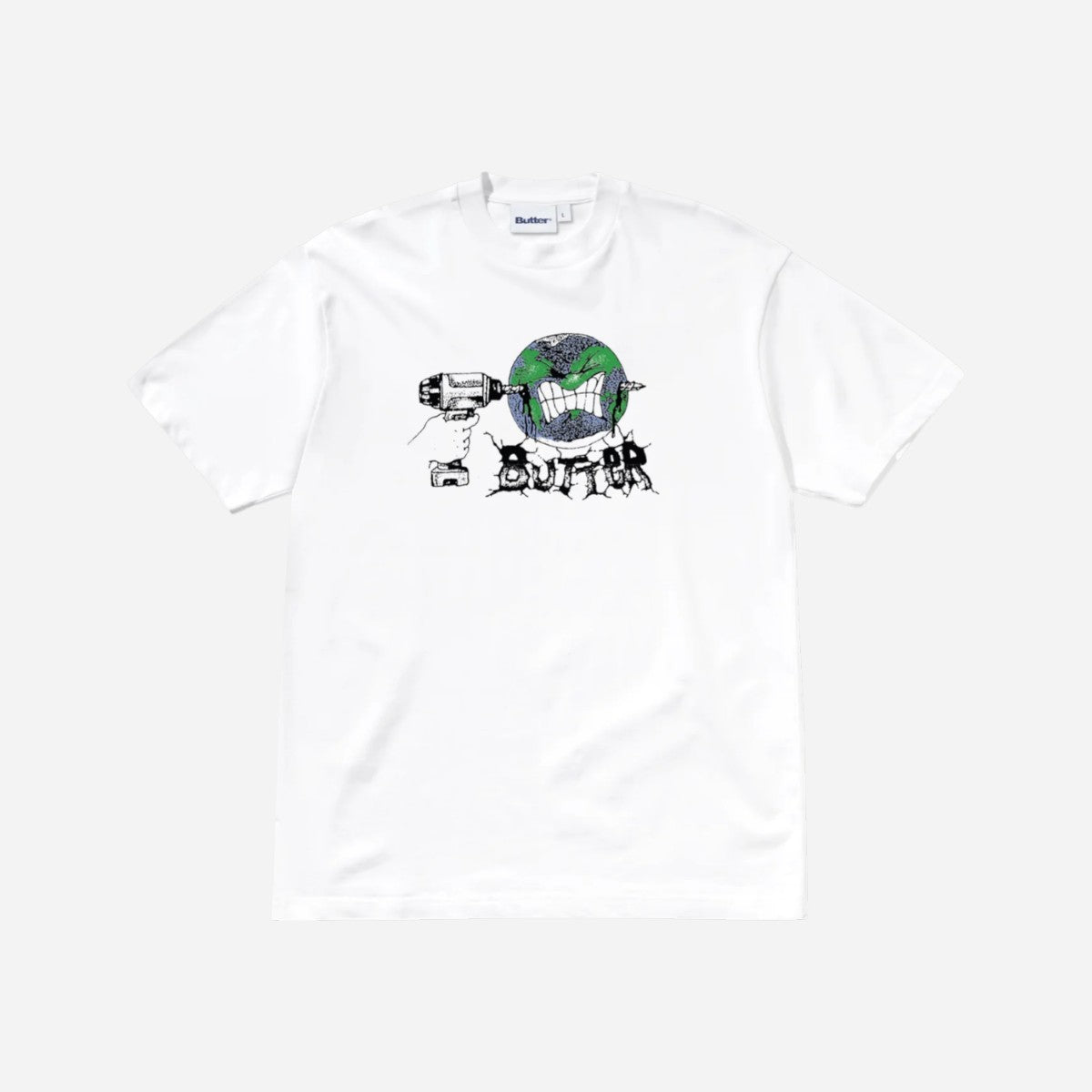 Butter Goods - Drill Tee - White