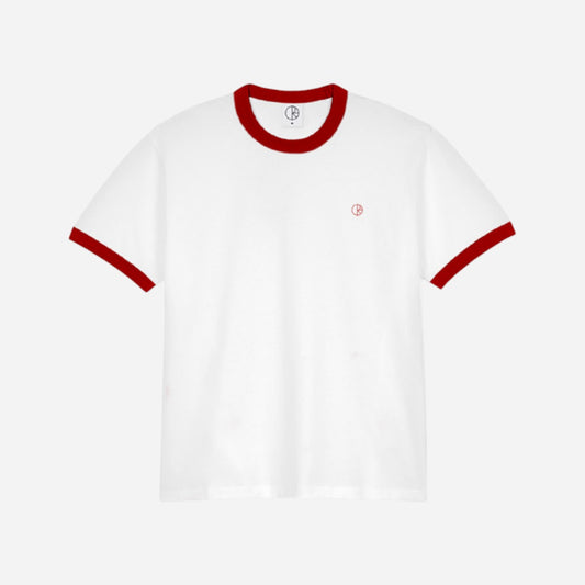 Polar - Ringer Tee - White/Red