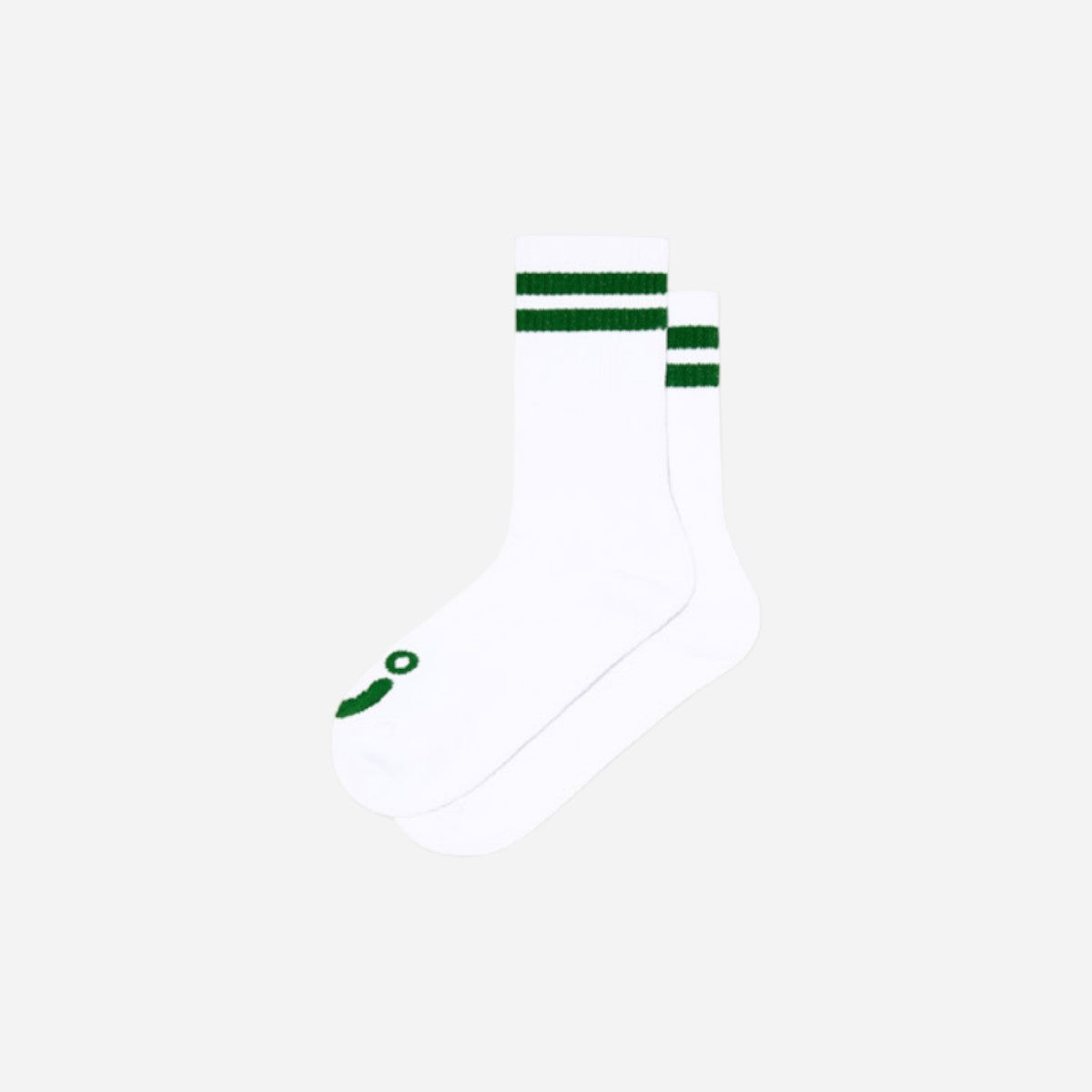 Polar - Happy Sad Socks - White/Green