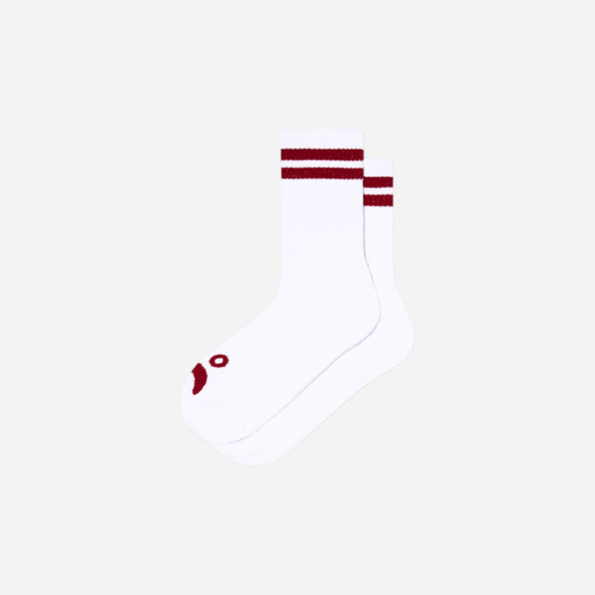 Polar - Happy Sad Socks - White/Red