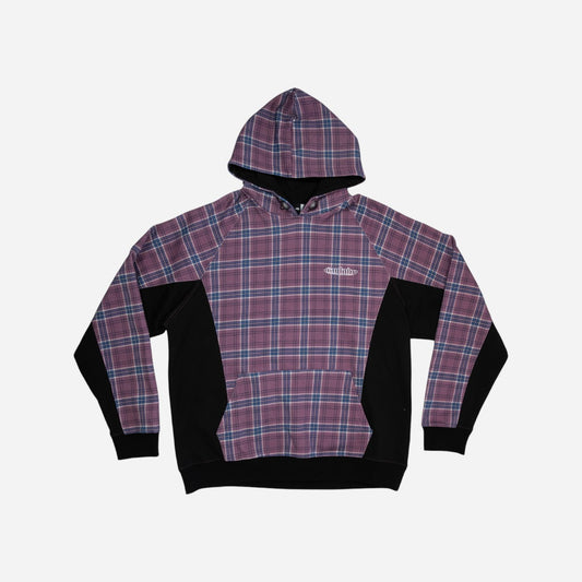Baglady - Wrap Hoodie - Red Tartan