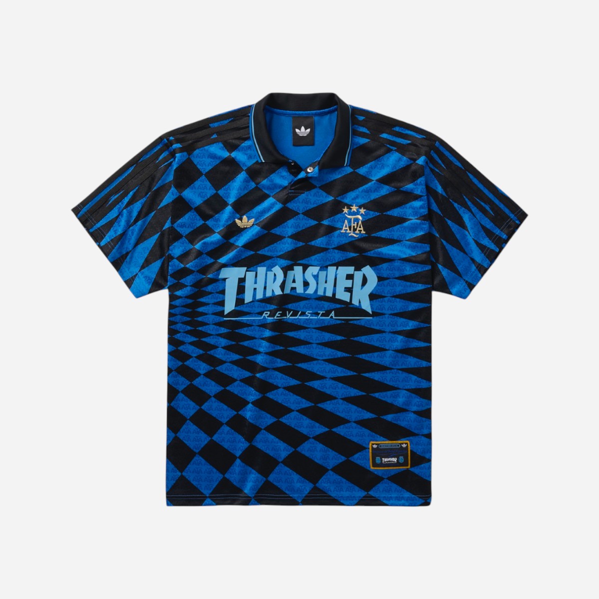 ADIDAS x Thrasher - Argentina Jersey -  Black/Blue