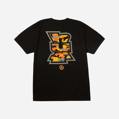 HUF - Mega Blast Camo Tee - Black