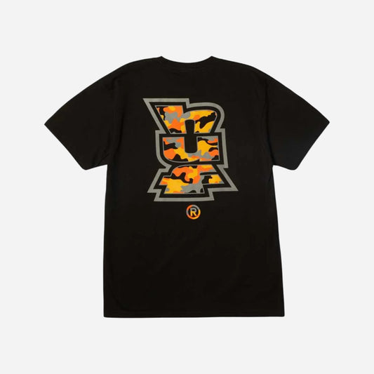 HUF - Mega Blast Camo Tee - Black