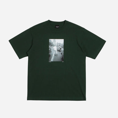 HUF - Fight The Traffic Tee - Forest Green