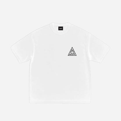 HUF x Spitfire - Stickers Triple Triangle Tee - White