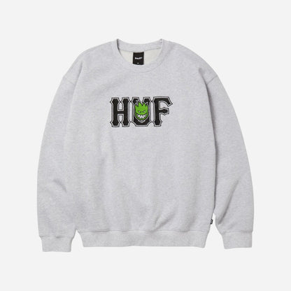 HUF x Spitfire - Union Crewneck - Heather Grey