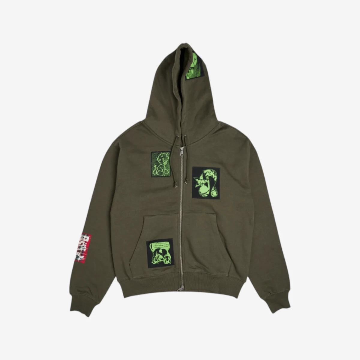 Token - Carly 2 Way Zip Hoodie - Trench