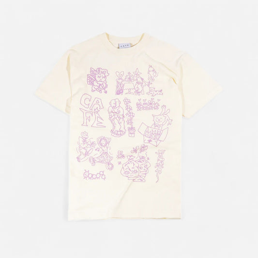 Skateboard Café - Ethan Tee - Cream