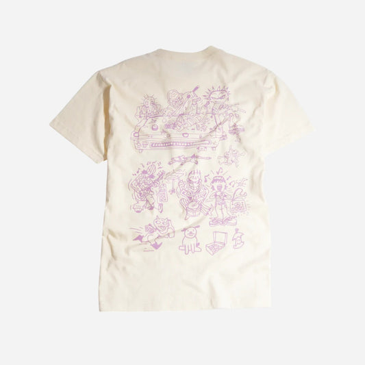 Skateboard Café - Ethan Tee - Cream