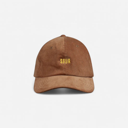 Sour - Logo Cord Cap - Brown