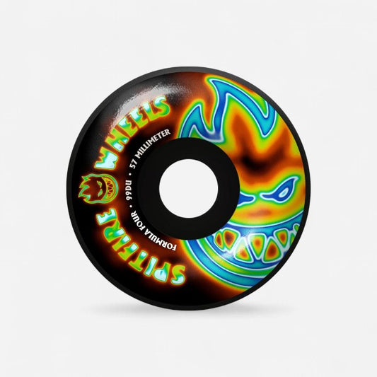 Spitfire - Formula Four Radioactive Big Head Black Wheels - 57mm 99du
