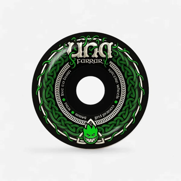 Spitfire - Una Farrar Trinity Formula Four Conical Full Black Wheels - 54mm 97du
