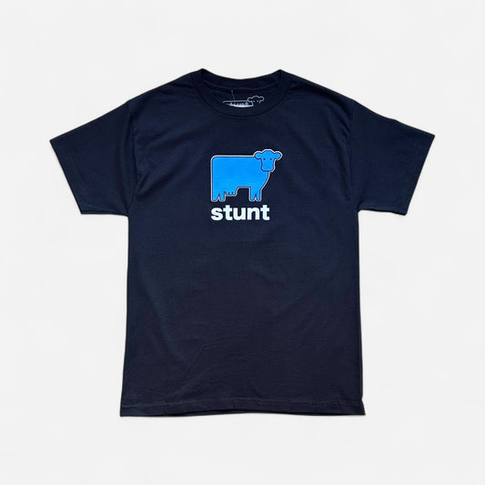 Stunt 365 - Blue Cow Tee - Black