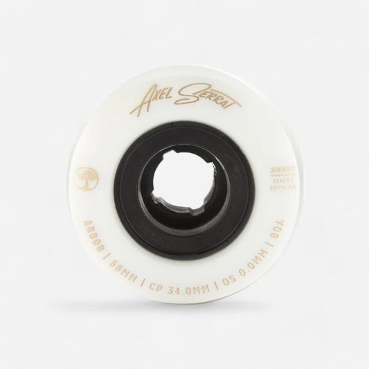 Arbor - Axel Serrat Suave White Wheels - 58mm 80a