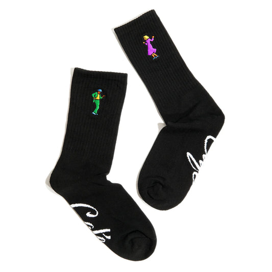 Skateboard Café - Swinger Socks -  Black