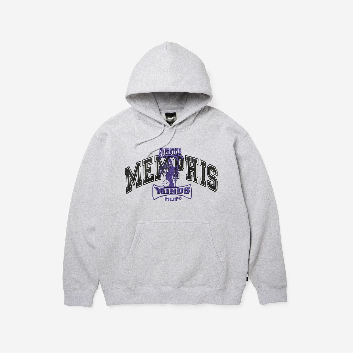 HUF - Three 6 Mafia Memphis Hoodie - Heather Grey
