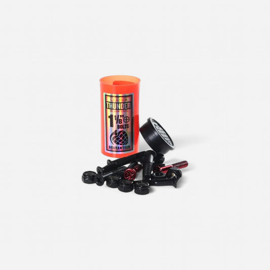 Thunder - Phillips Bolts Black/Red - 1 1/8"