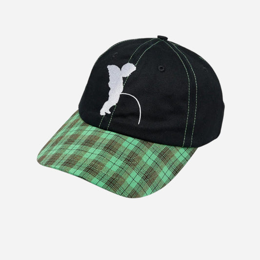 Token - Pissing Angel Cap - Black/Green Plaid