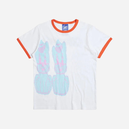 Token x Slinky - Cutie Ringer Unisex Tee - White