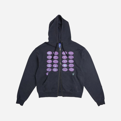 Token x Slinky - How I Feel Zip Up Hoodie - Graphite