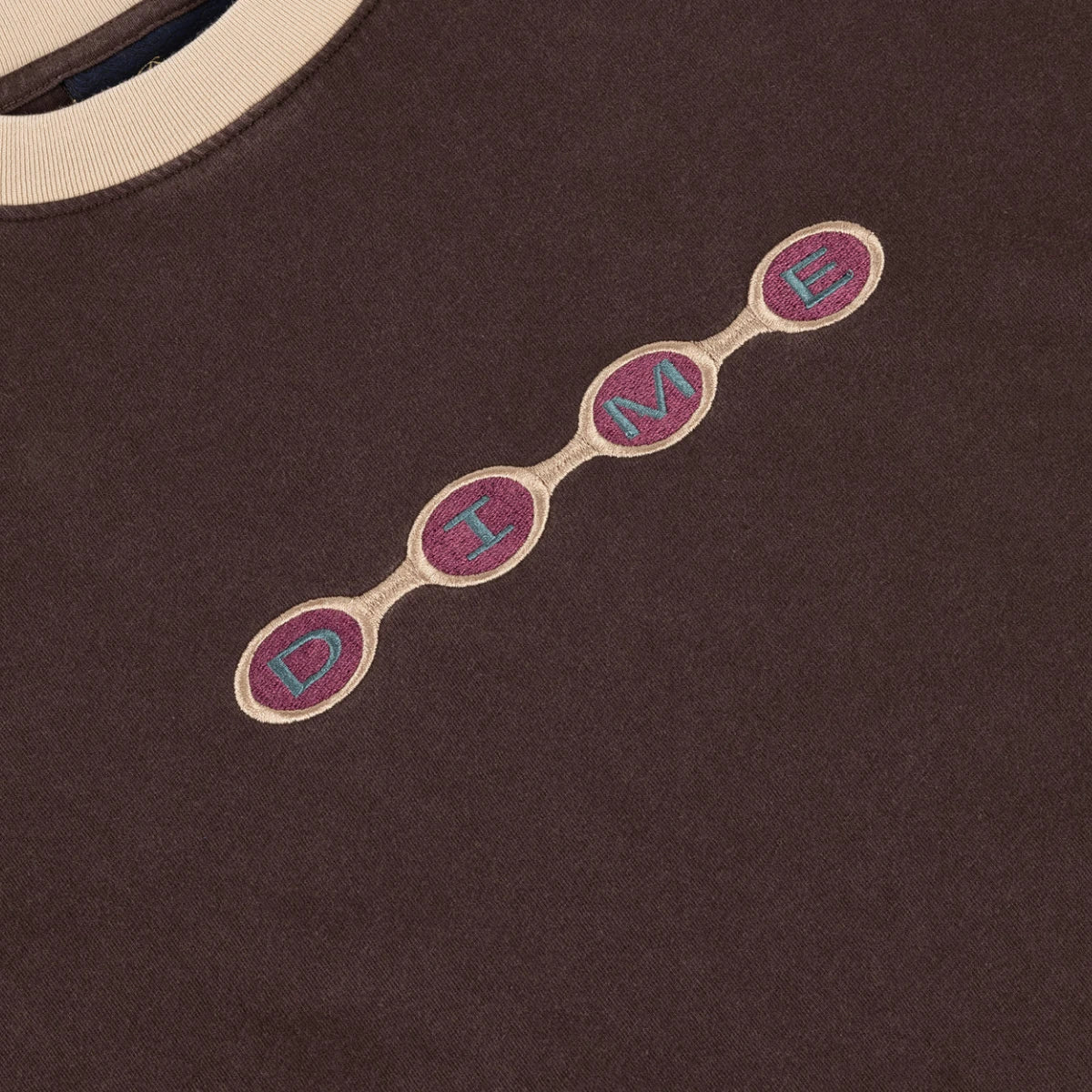 Dime - Space Ringer Tee - Brown